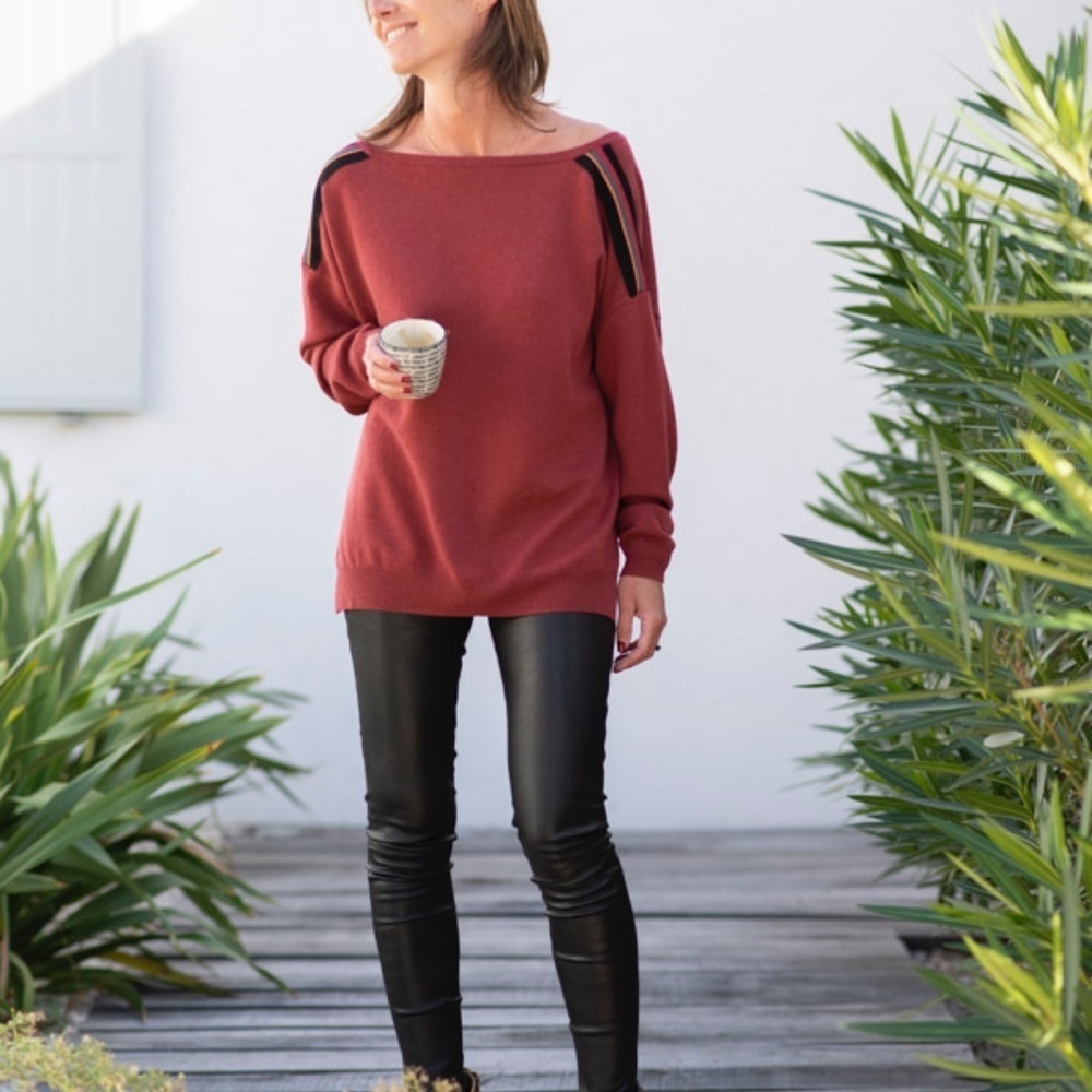 Teeny Spark | Pure Cashmere Pullover Sweater Womens M Medium Oversized